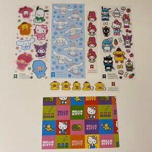 Sanrio Pipsticks Hello Kitty & Friends Stickers & Postcard Set Winter & More